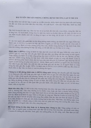 Bai viet tuyên truyen dau nam hoc
