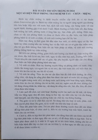 Bai viet tuyên truyen thang 1