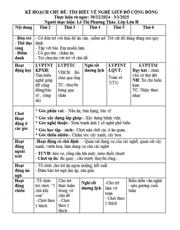 Kh tuần 16 NN Lớn H