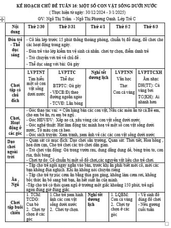 KH tuần 16   trẻ c