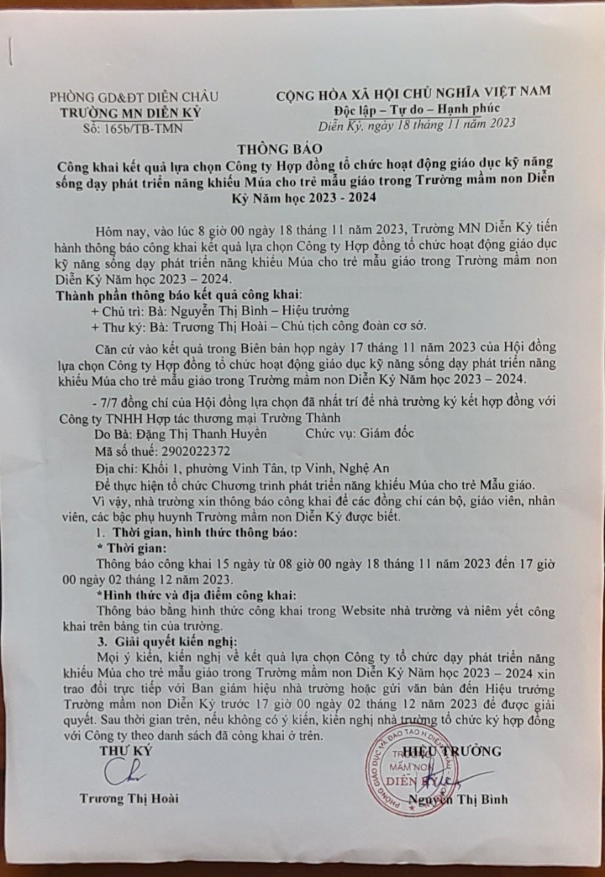 Cong khai ket qua lua chon KNS