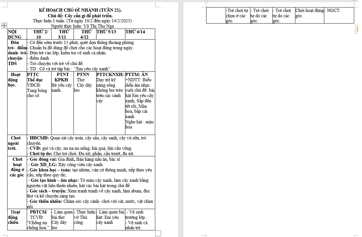 kht 21 thực vật bé g nga