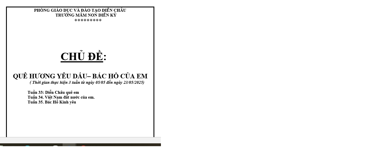 QUÊ HƯƠNG ĐẤT NƯỚC, BÉ D