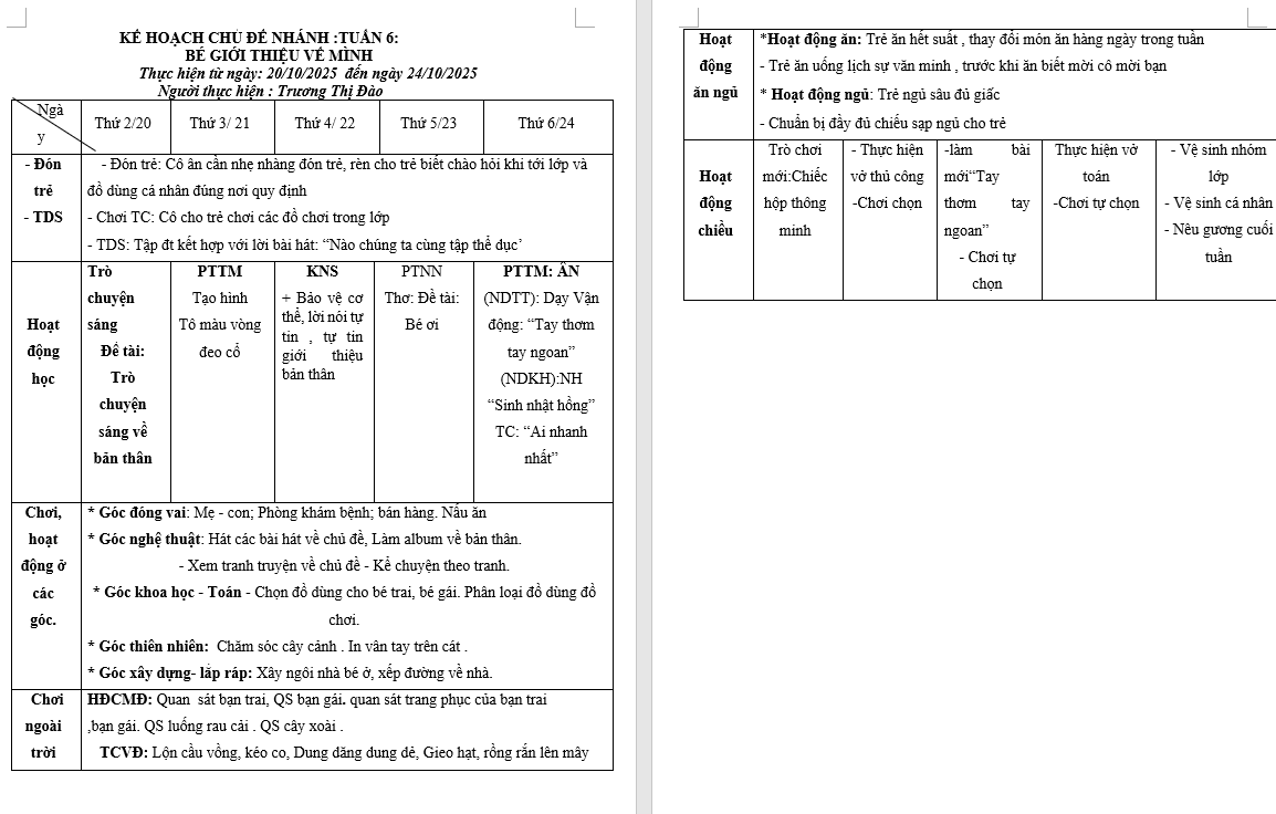 kht 6 bản thân nhỡ G