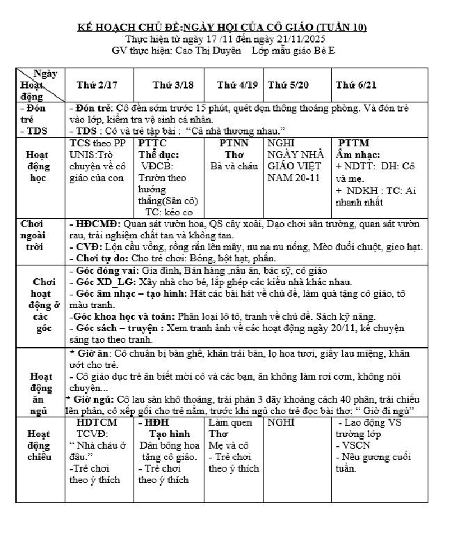 Gia đình tuần 10 bé E