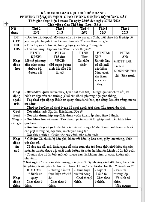 KHT27 GIAO THÔNG SÂM