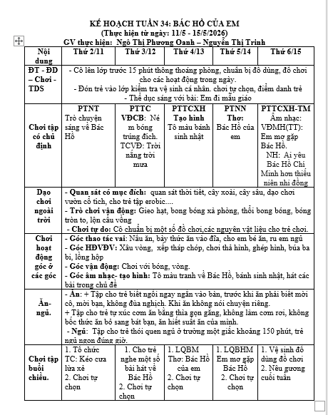TUẦN 34