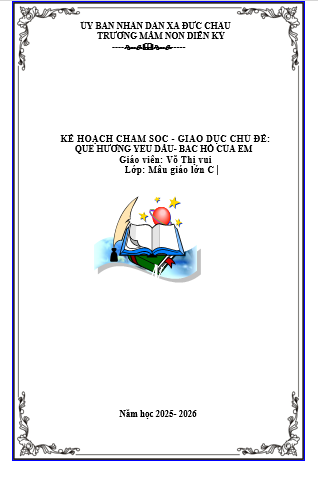 KHCSGD CĐ QH- ĐN- BH- Vui- Lớn C